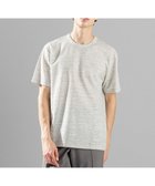 【ジョゼフ オム/JOSEPH HOMME / MEN】のトップヘリンボンジャージー クルーネックTシャツ ライトグレー系|ID: prp329100003390606 ipo3291000000029088259