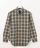 【ダックス/DAKS / MEN】の【夏の長袖シャツ】タイプライター・スムースウォッシュ・チェックシャツ 人気、トレンドファッション・服の通販 founy(ファニー) ファッション Fashion メンズファッション MEN トップス・カットソー Tops/Tshirt/Men シャツ Shirts S/S・春夏 Ss・Spring/Summer カフス Cuffs タイプライター Typewriter チェック Check フォルム Form フロント Front ポケット Pocket ラウンド Round リラックス Relax 夏 Summer 春 Spring 長袖 Long Sleeve thumbnail ダークグリーン系4|ID: prp329100003390623 ipo3291000000027429594