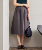 【ジェイ プレス/J.PRESS】の【洗える】SOLO ECOタフタ タック スカート グレー系|ID: prp329100003392327 ipo3291000000028395660