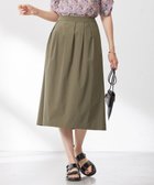 【ジェイ プレス/J.PRESS】の【洗える】SOLO ECOタフタ タック スカート カーキ系|ID: prp329100003392327 ipo3291000000028395661