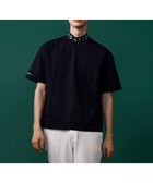 【23区 ゴルフ/23区GOLF / MEN】の【23Fondation/MEN】【UVケア】衿ロゴ モックネックシャツ ブラック系|ID: prp329100003392362 ipo3291000000029087527