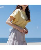 【エニィ スィス/any SiS】の【MUSEE COLLECTIONコラボ】冷感 Tシャツ 人気、トレンドファッション・服の通販 founy(ファニー) ファッション Fashion レディースファッション WOMEN トップス・カットソー Tops/Tshirt シャツ/ブラウス Shirts/Blouses ロング / Tシャツ T-Shirts カットソー Cut and Sewn 春 Spring カットソー Cut And Sew ギャザー Gather コラボ Collaboration 切替 Switching シンプル Simple スリーブ Sleeve ティアード Tiered トレンド Trend 定番 Standard パーカー Hoodie フレンチ French ベーシック Basic S/S・春夏 Ss・Spring/Summer 夏 Summer エレガント 上品 Elegant thumbnail イエロー|ID: prp329100003393181 ipo3291000000026704686