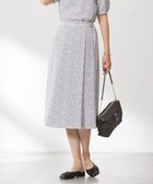 【ジェイ プレス/J.PRESS】の【洗える】チェーンプリント マーメイド スカート ライトグレー系5|ID: prp329100003398404 ipo3291000000028395467