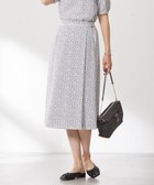 【ジェイ プレス/J.PRESS】の【洗える】チェーンプリント マーメイド スカート ライトグレー系5|ID:prp329100003398404