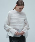 【ベイジ,/BEIGE,】のMONSIGNY / レースブラウス 人気、トレンドファッション・服の通販 founy(ファニー) ファッション Fashion レディースファッション WOMEN トップス・カットソー Tops/Tshirt シャツ/ブラウス Shirts/Blouses S/S・春夏 Ss・Spring/Summer オーガンジー Organdy ギャザー Gather クラシカル Classical コンパクト Compact バランス Balance ボーダー Border レース Race 夏 Summer 春 Spring thumbnail Ecru|ID: prp329100003398413 ipo3291000000028395501