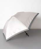 【アウロラ/AURORA】のBeaurance(ビューランス)グログランリボン雨傘(折り畳みミニ傘) シルバーグレー|ID: prp329100003405125 ipo3291000000023995052
