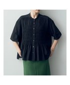 【イェッカ ヴェッカ/YECCA VECCA】のシャーリングシャツ Black|ID:prp329100003415068