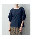 【イェッカ ヴェッカ/YECCA VECCA】の袖タックデザインブラウス Navy|ID: prp329100003415136 ipo3291000000027016432