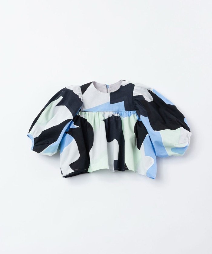 【トリコテ/Tricote / KIDS】のPUZZLE PUFF SLEEVES インテリア・キッズ・メンズ・レディースファッション・服の通販 founy(ファニー) https://founy.com/ ファッション Fashion キッズファッション KIDS A/W・秋冬 Aw・Autumn/Winter・Fw・Fall-Winter S/S・春夏 Ss・Spring/Summer ベビー Baby 夏 Summer |ID: prp329100003415144 ipo3291000000022658375