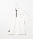 【ピーダブリュサーキュラス/PW CIRCULUS / MEN】のGOLF 【MEN】パイル ハーフジップ ポケット モックネック シャツ 人気、トレンドファッション・服の通販 founy(ファニー) ファッション Fashion メンズファッション MEN トップス・カットソー Tops/Tshirt/Men シャツ Shirts ゴルフ Golf S/S・春夏 Ss・Spring/Summer カットソー Cut And Sew ジップ Zip スピンドル Spindle トレンド Trend ポケット Pocket メッシュ Mesh モックネック Mock Neck モノトーン Monotone 夏 Summer 春 Spring thumbnail ホワイト系|ID: prp329100003418729 ipo3291000000027429121