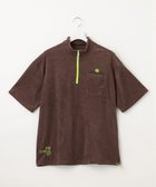 【ピーダブリュサーキュラス/PW CIRCULUS / MEN】のGOLF 【MEN】パイル ハーフジップ ポケット モックネック シャツ 人気、トレンドファッション・服の通販 founy(ファニー) ファッション Fashion メンズファッション MEN トップス・カットソー Tops/Tshirt/Men シャツ Shirts ゴルフ Golf S/S・春夏 Ss・Spring/Summer カットソー Cut And Sew ジップ Zip スピンドル Spindle トレンド Trend ポケット Pocket メッシュ Mesh モックネック Mock Neck モノトーン Monotone 夏 Summer 春 Spring thumbnail ダークブラウン系|ID: prp329100003418729 ipo3291000000027429124