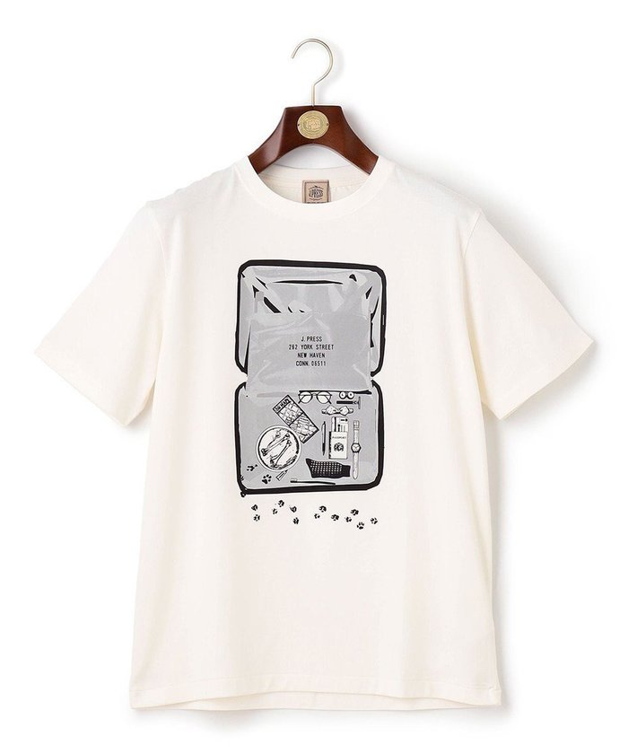 【ジェイ プレス/J.PRESS / MEN】の【WEB限定】グラフィック Tシャツ インテリア・キッズ・メンズ・レディースファッション・服の通販 founy(ファニー) https://founy.com/ ファッション Fashion メンズファッション MEN トップス・カットソー Tops/Tshirt/Men シャツ Shirts S/S・春夏 Ss・Spring/Summer カットソー Cut And Sew グラフィック Graphic ジャケット Jacket スーツケース キャリーケース Suitcase フィット Fit メンズ Mens モチーフ Motif レギュラー Regular 夏 Summer 旅行 Travel 春 Spring |ID: prp329100003419590 ipo3291000000029087610