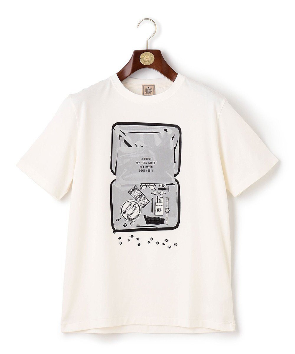 【ジェイ プレス/J.PRESS / MEN】の【WEB限定】グラフィック Tシャツ 人気、トレンドファッション・服の通販 founy(ファニー) 　ファッション　Fashion　メンズファッション　MEN　トップス・カットソー　Tops/Tshirt/Men　シャツ　Shirts　S/S・春夏　Ss・Spring/Summer　カットソー　Cut And Sew　グラフィック　Graphic　ジャケット　Jacket　スーツケース キャリーケース　Suitcase　フィット　Fit　メンズ　Mens　モチーフ　Motif　レギュラー　Regular　夏　Summer　旅行　Travel　春　Spring　 other-1|ID: prp329100003419590 ipo3291000000029087610