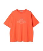 【グリーンパークス/Green Parks】の細めロゴボックスTシャツ Orange (126)|ID:prp329100003428228