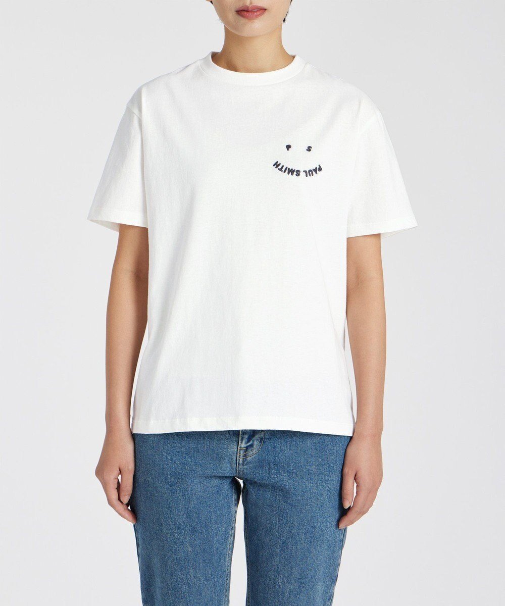 【ポール スミス/Paul Smith】のHappy 半袖Tシャツ 人気、トレンドファッション・服の通販 founy(ファニー) 　ファッション　Fashion　レディースファッション　WOMEN　トップス・カットソー　Tops/Tshirt　シャツ/ブラウス　Shirts/Blouses　ロング / Tシャツ　T-Shirts　カットソー　Cut and Sewn　S/S・春夏　Ss・Spring/Summer　カットソー　Cut And Sew　グラフィック　Graphic　シンプル　Simple　ワンポイント　One Point　半袖　Short Sleeve　夏　Summer　春　Spring　 other-1|ID: prp329100003428348 ipo3291000000026596025