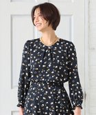 【自由区/JIYU-KU】の【セットアップ対応・洗える】ドットプリント ブラウス ネイビーベース|ID: prp329100003428353 ipo3291000000028394138