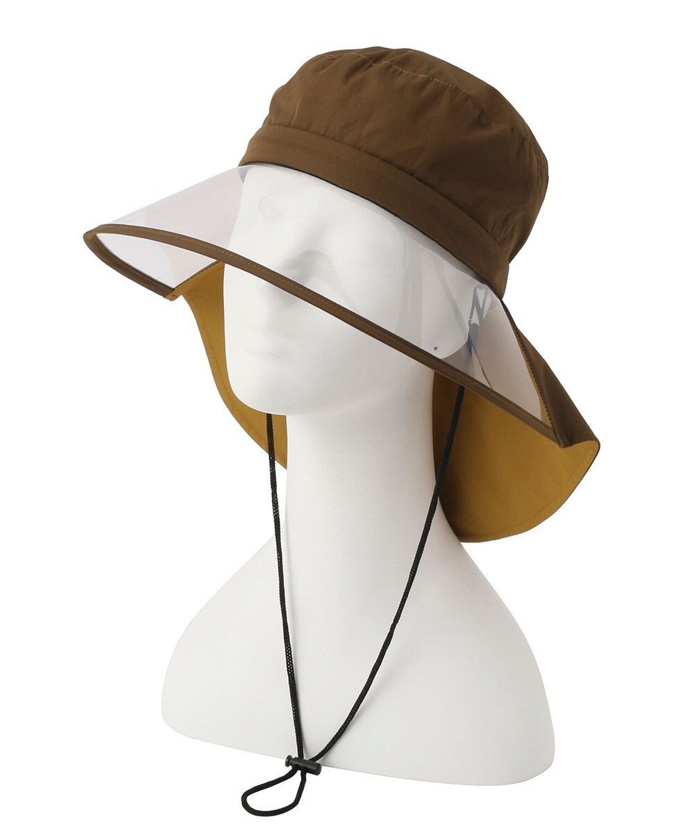 【ムーンバット/MOONBAT】の【EC限定】撥水サイクルハット 透明広つば/レインハット インテリア・キッズ・メンズ・レディースファッション・服の通販 founy(ファニー) 　ファッション　Fashion　レディースファッション　WOMEN　帽子　Hats　フィット　Fit　帽子　Hat　ブラウン|ID: prp329100003428436 ipo3291000000025979555