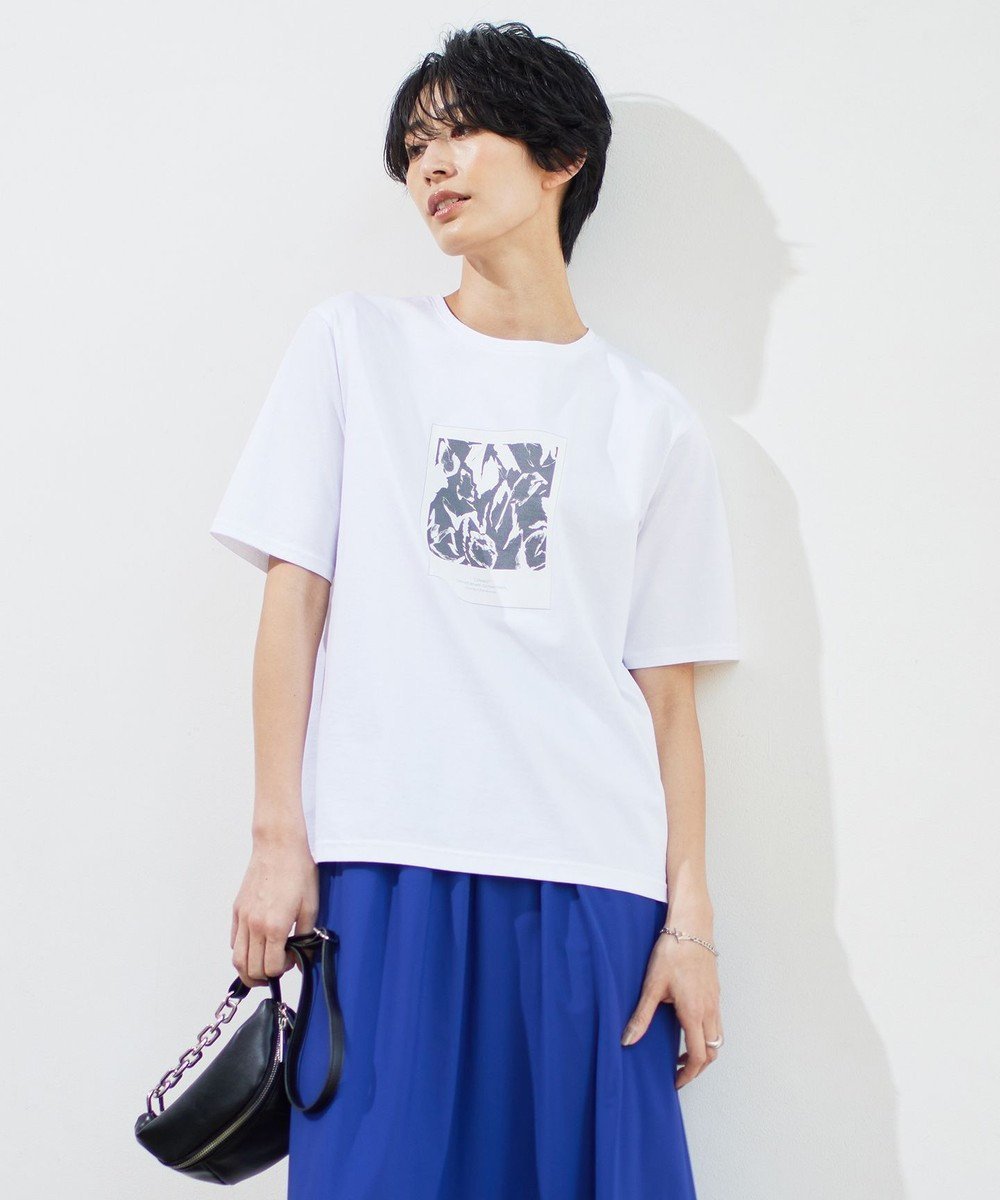 【アイシービー/iCB】の【洗える】 ロゴTEE カットソー 人気、トレンドファッション・服の通販 founy(ファニー) 　ファッション　Fashion　レディースファッション　WOMEN　トップス・カットソー　Tops/Tshirt　シャツ/ブラウス　Shirts/Blouses　ロング / Tシャツ　T-Shirts　カットソー　Cut and Sewn　インナー　Inner　春　Spring　洗える　Washable　カットソー　Cut And Sew　コンパクト　Compact　ジャケット　Jacket　プリント　Print　ベーシック　Basic　モノトーン　Monotone　S/S・春夏　Ss・Spring/Summer　夏　Summer　2023春夏・S/S　Ss,Spring/Summer,2023　2023年　2023　 other-1|ID: prp329100003428458 ipo3291000000024800754