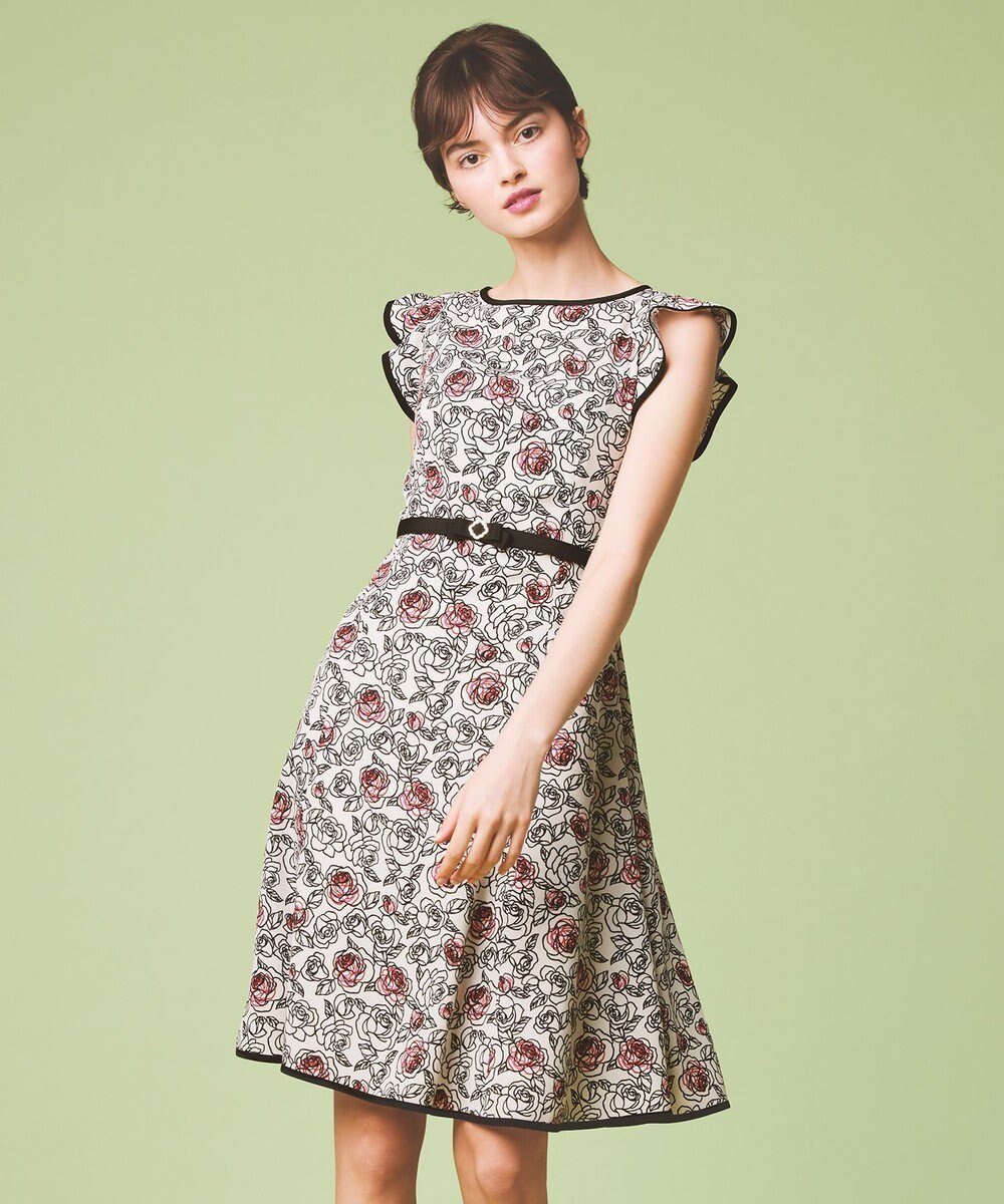 【トッカ/TOCCA】の【消臭&洗える!】NEWYORK CITY ROSE フリルドレス 人気、トレンドファッション・服の通販 founy(ファニー) 　ファッション　Fashion　レディースファッション　WOMEN　ワンピース　Dress　ドレス　Party Dresses　A/W・秋冬　Aw・Autumn/Winter・Fw・Fall-Winter　S/S・春夏　Ss・Spring/Summer　ドレス　Dress　ニューヨーク　New York　フリル　Frills　ローズ　Rose　夏　Summer　洗える　Washable　 other-1|ID: prp329100003431084 ipo3291000000029169664