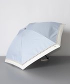 【アウロラ/AURORA】のBlao(ブラオ)バイカラー柄 晴雨兼用傘(折り畳みミニ傘)日傘 サックス|ID: prp329100003434397 ipo3291000000025637602