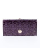 【アナスイ/ANNA SUI】のルーミー 口金フラップ長財布 パープル|ID: prp329100003437399 ipo3291000000027073893