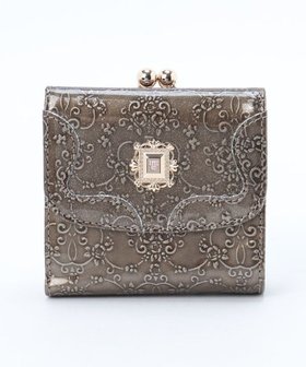 【アナスイ/ANNA SUI】のルーミー 口金二つ折り財布 人気、トレンドファッション・服の通販 founy(ファニー) ファッション Fashion レディースファッション WOMEN 財布 Wallets エナメル Enamel ストーン Stone ブローチ Brooch 定番 Standard 財布 Wallet |ID:prp329100003437401