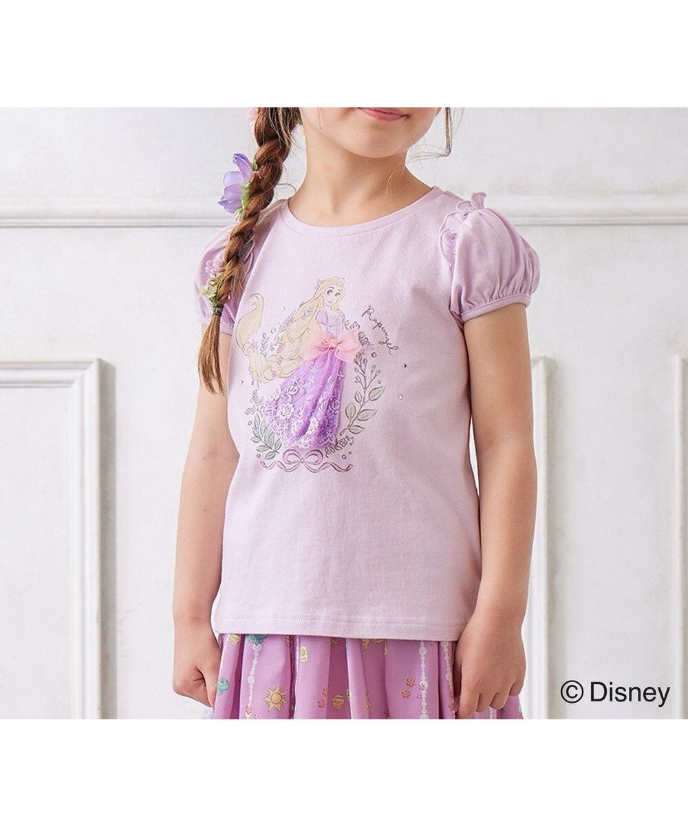 【エニファム/any FAM / KIDS】の【ディズニープリンセス】アート Tシャツ 人気、トレンドファッション・服の通販 founy(ファニー) 　ファッション　Fashion　キッズファッション　KIDS　トップス・カットソー　Tops/Tees/Kids　春　Spring　カットソー　Cut And Sew　ストーン　Stone　スマホ　Smartphone　スリーブ　Sleeve　チュール　Tulle　ドレス　Dress　フリル　Frills　ポケット　Pocket　モチーフ　Motif　リボン　Ribbon　再入荷　Restock/Back In Stock/Re Arrival　S/S・春夏　Ss・Spring/Summer　夏　Summer　 other-1|ID: prp329100003441509 ipo3291000000029436951