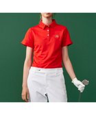 【23区 ゴルフ/NIJYUSANKU GOLF】の盛夏対応のマルチ機能【接触冷感・UVケア・吸水速乾】【WOMEN】 カノコシャツ オレンジ系|ID: prp329100003445580 ipo3291000000028393855