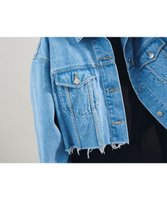 【グレース コンチネンタル/GRACE CONTINENTAL】のクロップドデニムジャケット 人気、トレンドファッション・服の通販 founy(ファニー) ファッション Fashion レディースファッション WOMEN アウター Coat Outerwear ジャケット Jackets デニムジャケット Denim Jackets A/W・秋冬 Aw・Autumn/Winter・Fw・Fall-Winter クロップド Cropped ジャケット Jacket デニム Denim メンズ Mens リメイク Remake ヴィンテージ Vintage 今季 This Season |ID:prp329100003455628