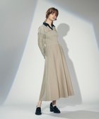 【グレース コンチネンタル/GRACE CONTINENTAL】のレースレイヤードニットワンピース ベージュ|ID: prp329100003455654 ipo3291000000028394028