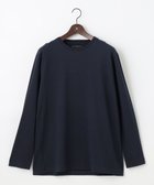 【ジョセフ アブード/JOSEPH ABBOUD / MEN】の【オーガニックコットン使用・好評につき長袖登場!】JOE COTTONサッカーTシャツ ネイビー系|ID: prp329100003455789 ipo3291000000029087752