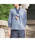 【ジェイ プレス/J.PRESS】のストライプジャカード Vネック カットソー ネイビー系1|ID: prp329100003456805 ipo3291000000028393444