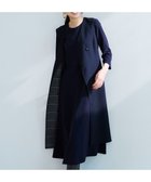 【23区/NIJYUSANKU】の【洗える】トリアセダブルジョーゼット フレア ワンピース ネイビー系|ID: prp329100003456864 ipo3291000000028393495