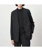 【エイトン/ATON】のCOMPACT WOOL ノーカラージャケット BLACK|ID: prp329100003458451 ipo3291000000028393669