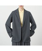 【エイトン/ATON】のWOOL TROPICAL テーラードジャケット - UNISEX GRAY|ID:prp329100003458478