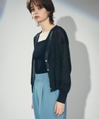 【グレース コンチネンタル/GRACE CONTINENTAL】のラメVネックニットカーディガン 人気、トレンドファッション・服の通販 founy(ファニー) ファッション Fashion レディースファッション WOMEN トップス・カットソー Tops/Tshirt ニット Knit Tops カーディガン Cardigans Vネック V-Neck A/W・秋冬 Aw・Autumn/Winter・Fw・Fall-Winter カーディガン Cardigan シアー Sheer ベーシック Basic エレガント 上品 Elegant thumbnail ブラック|ID: prp329100003463602 ipo3291000000028393170