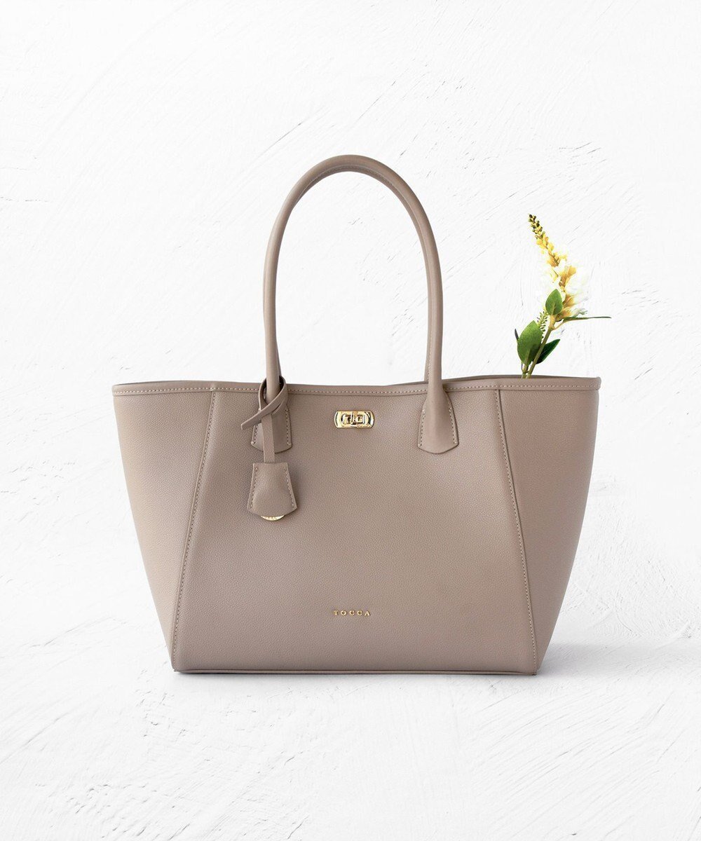 【トッカ/TOCCA】のESPOIR LEATHER TOTE トートバッグ 人気、トレンドファッション・服の通販 founy(ファニー) 　ファッション　Fashion　レディースファッション　WOMEN　バッグ　Bag　A/W・秋冬　Aw・Autumn/Winter・Fw・Fall-Winter　冬　Winter　エレガント 上品　Elegant　フォーマル　Formal　ポケット　Pocket　モチーフ　Motif　リュクス　Luxe　財布　Wallet　ビジネス 仕事 通勤　Business　 other-1|ID: prp329100003463607 ipo3291000000029167999