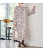 【自由区/JIYU-KU】の【洗える】バロックプリント ワンピース 人気、トレンドファッション・服の通販 founy(ファニー) ファッション Fashion レディースファッション WOMEN ワンピース Dress A/W・秋冬 Aw・Autumn/Winter・Fw・Fall-Winter カフス Cuffs サテン Satin ジョーゼット Georgette バロック Baroque フレア Flare プリント Print 再入荷 Restock/Back In Stock/Re Arrival 洗える Washable thumbnail ローズ系5|ID: prp329100003463608 ipo3291000000029434738