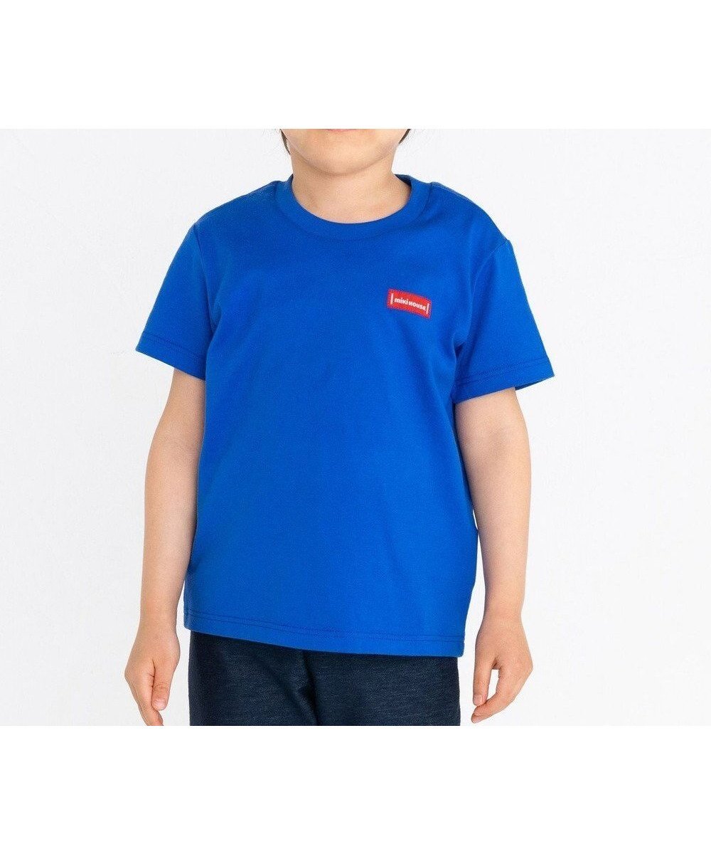 【ミキハウスホットビスケッツ/MIKI HOUSE HOT BISCUITS / KIDS】の【ミキハウス】【80-150cm】半袖Tシャツ インテリア・キッズ・メンズ・レディースファッション・服の通販 founy(ファニー) 　ファッション　Fashion　キッズファッション　KIDS　トップス・カットソー　Tops/Tees/Kids　S/S・春夏　Ss・Spring/Summer　おすすめ　Recommend　カットソー　Cut And Sew　シンプル　Simple　半袖　Short Sleeve　吸水　Water Absorption　夏　Summer　春　Spring　青|ID: prp329100003463621 ipo3291000000029387037