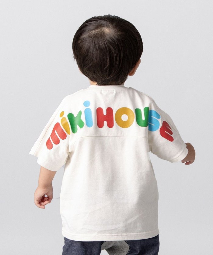 【ミキハウスホットビスケッツ/MIKI HOUSE HOT BISCUITS / KIDS】の【ミキハウス】【80-150cm】 バックロゴ半袖Tシャツ インテリア・キッズ・メンズ・レディースファッション・服の通販 founy(ファニー) https://founy.com/ ファッション Fashion キッズファッション KIDS トップス・カットソー Tops/Tees/Kids S/S・春夏 Ss・Spring/Summer カットソー Cut And Sew ショート Short 半袖 Short Sleeve 吸水 Water Absorption 夏 Summer 春 Spring |ID: prp329100003463624 ipo3291000000029387043