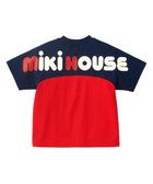 【ミキハウスホットビスケッツ/MIKI HOUSE HOT BISCUITS / KIDS】の【ミキハウス】【80-150cm】 バックロゴ半袖Tシャツ 赤×紺|ID: prp329100003463624 ipo3291000000029387047