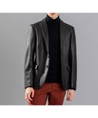 【ジョゼフ オム/JOSEPH HOMME / MEN】の【LEON 9月号掲載】 WEB限定 ライトゴートシュリンクレザー ジャケット ブラック系|ID:prp329100003472146