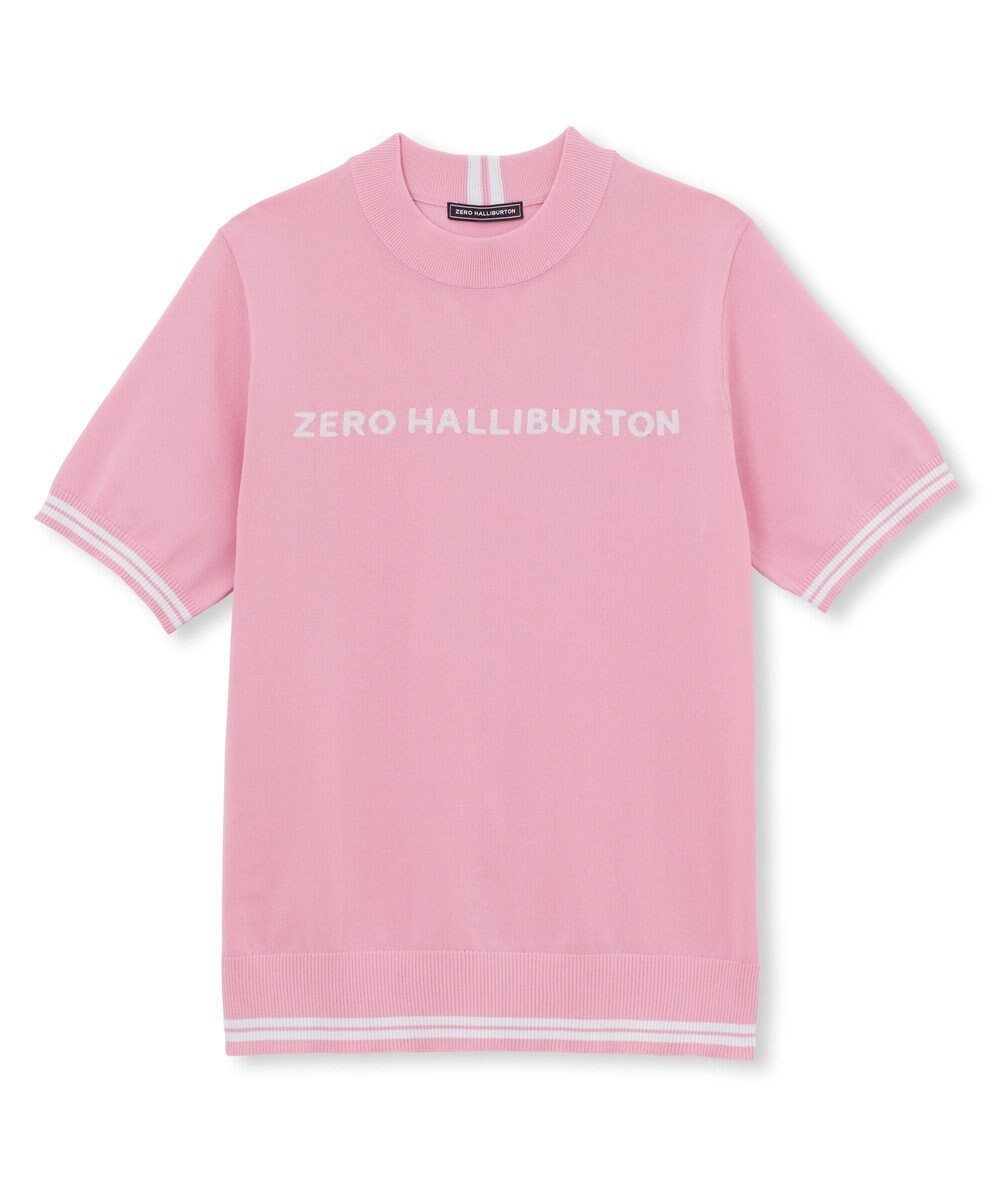 【ゼロハリバートン/ZERO HALLIBURTON】のZHG-W1b モックネックニットTシャツ 82672 ZERO HALLIBURTON ゼロハリバートン レディースゴルフ ティーシャツ インテリア・キッズ・メンズ・レディースファッション・服の通販 founy(ファニー) 　ファッション　Fashion　レディースファッション　WOMEN　トップス・カットソー　Tops/Tshirt　ニット　Knit Tops　シャツ/ブラウス　Shirts/Blouses　ロング / Tシャツ　T-Shirts　カットソー　Cut and Sewn　A/W・秋冬　Aw・Autumn/Winter・Fw・Fall-Winter　S/S・春夏　Ss・Spring/Summer　カットソー　Cut And Sew　ゴルフ　Golf　夏　Summer　春　Spring　軽量　Lightweight　ピンク|ID: prp329100003474504 ipo3291000000028393270