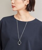 【ジェイ プレス/J.PRESS】のノットリング ワントップ ネックレス シルバー系|ID: prp329100003476778 ipo3291000000028392944