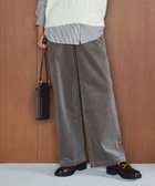 【23区/NIJYUSANKU】の【洗える】23区DENIM ベルベットストレッチ ワイドパンツ トープ|ID: prp329100003476811 ipo3291000000028393039