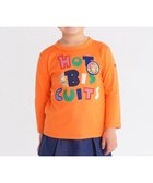 【ミキハウスホットビスケッツ/MIKI HOUSE HOT BISCUITS / KIDS】の【80-120cm】 カラフルロゴ 長袖Tシャツ オレンジ|ID: prp329100003477003 ipo3291000000029386404