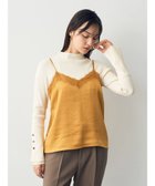 【イェッカ ヴェッカ/YECCA VECCA】のレースサテンオーバーキャミ Mustard|ID: prp329100003484011 ipo3291000000028392414