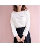 【エニィ スィス/any SiS】のメッセージロゴ ロングTシャツ 人気、トレンドファッション・服の通販 founy(ファニー) ファッション Fashion レディースファッション WOMEN トップス・カットソー Tops/Tshirt シャツ/ブラウス Shirts/Blouses ロング / Tシャツ T-Shirts カットソー Cut and Sewn カットソー Cut And Sew シンプル Simple 長袖 Long Sleeve ボーダー Border ラウンド Round ロング Long A/W・秋冬 Aw・Autumn/Winter・Fw・Fall-Winter おすすめ Recommend thumbnail アイボリー|ID: prp329100003485644 ipo3291000000026650807