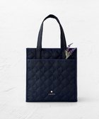 【トッカ/TOCCA】の【A4サイズ・撥水】CHECKER CLOVER QUILT TOTE トートバッグ ネイビー系|ID:prp329100003485675