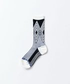 【トリコテ/Tricote】のDIAMOND JACQUARD SOCKS/ダイヤ柄ジャガードソックス 99BLACK|ID: prp329100003489686 ipo3291000000028392142